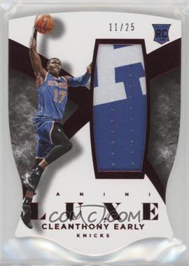 2014-15 Panini Luxe - Memorabilia Die-Cuts Prime - Red #5 - Cleanthony Early /25