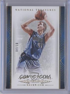 2014-15 Panini National Treasures - [Base] - Gold #65 - Dirk Nowitzki /10