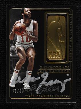 2014-15 Panini National Treasures - Gold Logoman Signatures #GL-WF - Walt Frazier /49