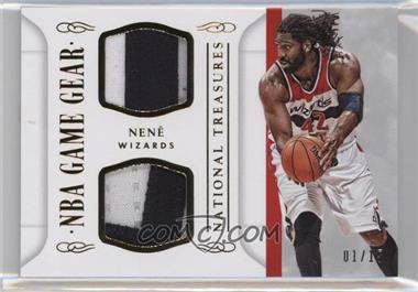 2014-15 Panini National Treasures - NBA Game Gear Duals - Prime #GGD-NH - Nene /15