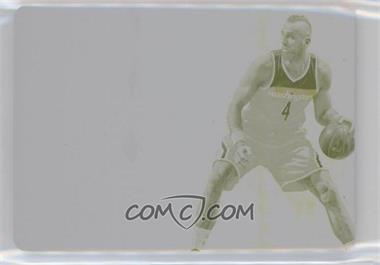 2014-15 Panini National Treasures - NBA Game Gear Signatures - Printing Plate Yellow #GGS-MG - Marcin Gortat /1