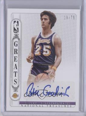 2014-15 Panini National Treasures - NBA Greats #NBG-GG - Gail Goodrich /75