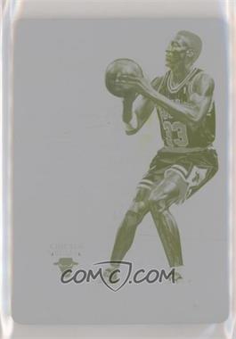 2014-15 Panini National Treasures - NBA Material - Printing Plate Yellow #NBA-SP - Scottie Pippen /1