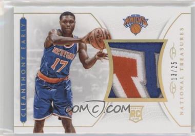 2014-15 Panini National Treasures - NBA Rookie Materials - Prime #RM-CE - Cleanthony Early /25