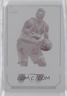 2014-15 Panini National Treasures - Sneaker Swatches - Printing Plate Magenta #SS-SO - Shaquille O'Neal /1