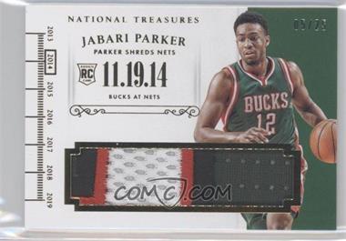 2014-15 Panini National Treasures - Timelines - Prime #T-JP - Jabari Parker /25