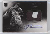 Black and White Autographed Patch Rookies - James Ennis #/99