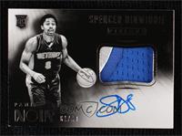 Black and White Autographed Patch Rookies - Spencer Dinwiddie #/99