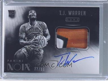 2014-15 Panini Noir - [Base] #214 - Black and White Autographed Patch Rookies - T.J. Warren /99