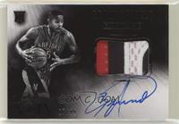 Black and White Autographed Patch Rookies - Bruno Caboclo #/99