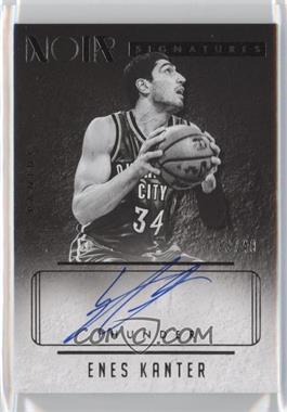 2014-15 Panini Noir - Signature Noir - Black and White #NBW-EK - Enes Kanter /49