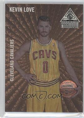 2014-15 Panini Paramount - Dufex - Bronze #19 - Kevin Love /50