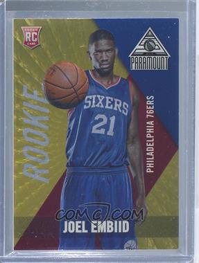 2014-15 Panini Paramount - Dufex - Gold #28 - Joel Embiid /10