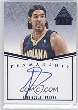 2014-15 Panini Paramount - Penmanship - Blue #P-LS - Luis Scola /25