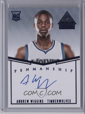 2014-15 Panini Paramount - Penmanship Rookies - Blue #PR-AW - Andrew Wiggins /49