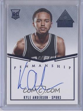 2014-15 Panini Paramount - Penmanship Rookies - Blue #PR-KA - Kyle Anderson /49