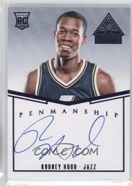 2014-15 Panini Paramount - Penmanship Rookies - Blue #PR-RH - Rodney Hood /49