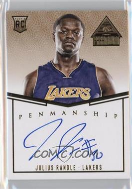 2014-15 Panini Paramount - Penmanship Rookies - Gold #PR-JR - Julius Randle /10