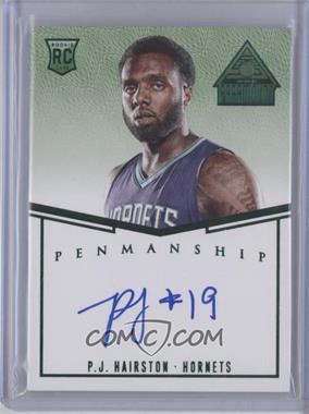 2014-15 Panini Paramount - Penmanship Rookies - Green #PR-PJ - P.J. Hairston /5