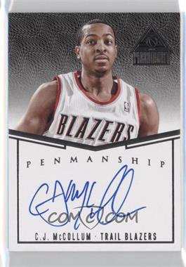 2014-15 Panini Paramount - Penmanship #P-CJ - C.J. McCollum /49