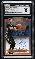 Crown Royale Autographs - Kevin Martin [CGC 8 NM/Mint] #/10