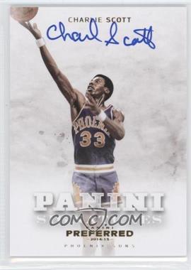 2014-15 Panini Preferred - [Base] - Gold #438 - Panini Signatures - Charlie Scott /10