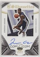 Rookie Silhouettes Autographs - Jordan Adams #/25