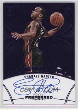 2014-15 Panini Preferred - [Base] - Purple #385 - Rookie Revolution Autographs - Shabazz Napier /20