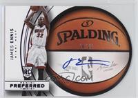 Roundball Die-Cut Autographs - James Ennis #/20