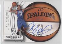 Roundball Die-Cut Autographs - K.J. McDaniels #/99