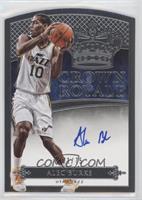 Crown Royale Autographs - Alec Burks #/75