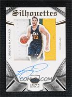 Silhouettes Autographs - Gordon Hayward #/60