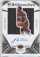 Rookie Silhouettes Autographs - James Ennis #/99