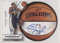 Roundball Die-Cut Autographs - Rodney Hood #/35