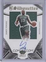 Rookie Silhouettes Autographs - James Young #/99