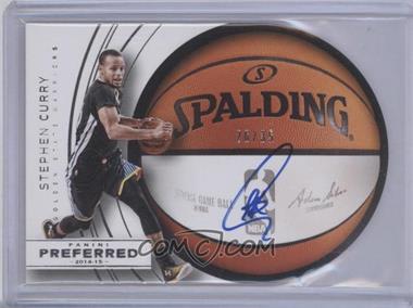 2014-15 Panini Preferred - [Base] #50 - Roundball Die-Cut Autographs - Stephen Curry /35