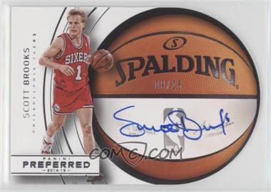 2014-15 Panini Preferred - [Base] #73 - Roundball Die-Cut Autographs - Scott Brooks /25