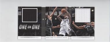 2014-15 Panini Preferred - VS 1 on 1 Booklets #6 - Brook Lopez, DeMarcus Cousins /99