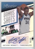 Anthony Bennett #/25