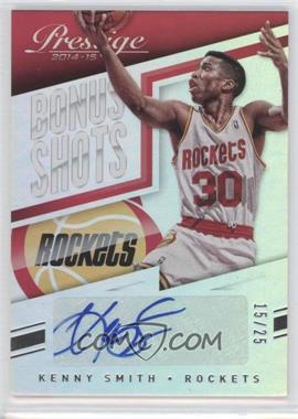 2014-15 Panini Prestige - Bonus Shots Autographs - Premium #62 - Kenny Smith /25