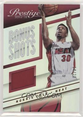 2014-15 Panini Prestige - Bonus Shots Materials Premium - Orange #77 - Norris Cole /25