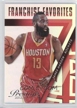 2014-15 Panini Prestige - Franchise Favorites - Premium #11 - James Harden