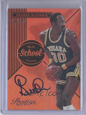 2014-15 Panini Prestige - Old School Signatures Premium #57 - George McGinnis /149