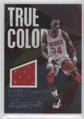 2014-15 Panini Prestige - True Colors Materials - Plus #31 - Hakeem Olajuwon /99