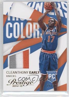 2014-15 Panini Prestige - True Colors Materials - Prime #57 - Cleanthony Early /25