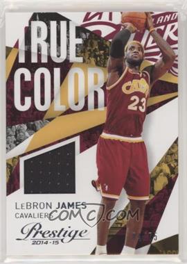 2014-15 Panini Prestige - True Colors Materials #23 - LeBron James /75