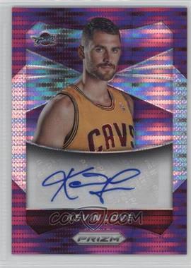 2014-15 Panini Prizm - Autographs - Purple Pulsar Prizm #37 - Kevin Love /15