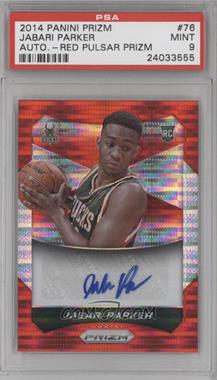 2014-15 Panini Prizm - Autographs - Red Pulsar Prizm #76 - Jabari Parker /99 [PSA 9 MINT]