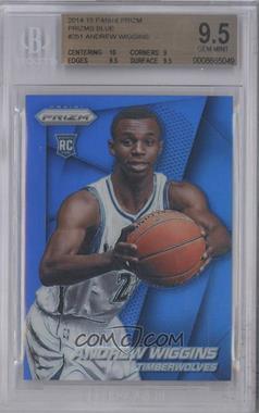 2014-15 Panini Prizm - [Base] - Blue Prizm #251 - Andrew Wiggins /99 [BGS 9.5 GEM MINT]