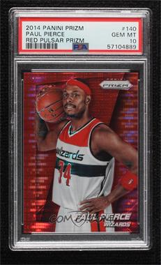 2014-15 Panini Prizm - [Base] - Red Pulsar Prizm #140 - Paul Pierce /25 [PSA 10 GEM MT]